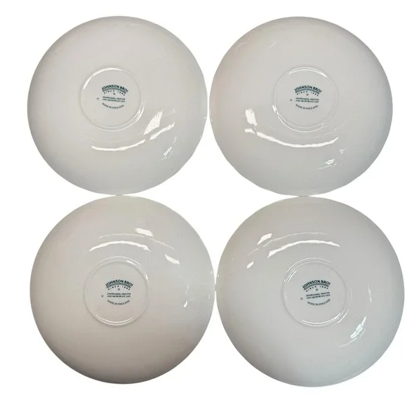 Johnson Bros Summer Chintz Teacups and Saucers Lot Of 4 Sets (8-piece Set) - Picture 4 of 6